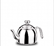 Korkmaz KO A051 Stainless Steel Dropa Tea Pot 1.1 Litre Heat Resistant Handle  - Similar Product Imag - ID 46786