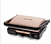 Korkmaz KO A316 11 Tostella Toaster Rose Gold Non Stick Granite Effect PTFE Coating  - Similar Product Imag - ID 59634