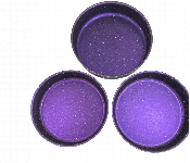 Avci Home Maker G ROT3 PR. Granitec 3 Pieces Round Tray Set Purple  - Similar Product Imag - ID 66243