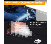 New Arrivals For Multimedia T5 LED Projector 1080 HD Portable Video Projector WIFI Ready USB HDMI - ID 7142049