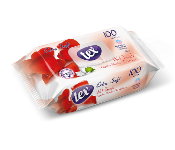 TEX WET WIPES  ROSE 100 SHEETS FOR ALL USE  - Similar Product Imag - ID 7142067