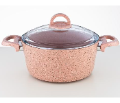 Avci Home Maker Granitec Pink Casserole 24 cm  - Similar Product Imag - ID 7142136