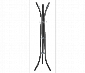 Avci Home Maker U DO A238 Lobby Coat Hanger Black  - Similar Product Imag - ID 7142316