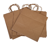 Q PAC Kraft Paper Carry Bag 32X22X32 One Packet 10 pcs  - Similar Product Imag - ID 7142381