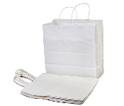 Q PAC Kraft Paper Carry Bag White 12x24x30 One Packet 10 pcs  - Similar Product Imag - ID 7142382