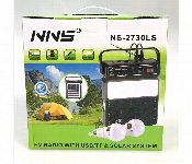 NS 2730LS FM AM SW Rechargeable Radio Bluetooth Speaker With USB SD TF Mp3 Player With Solar  - Similar Product Imag - ID 7142528