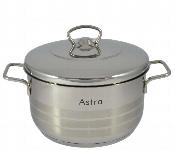 Astra AS1030 Casserole 30 x 17.5cm Stainless Steel 12.3 Litre  - Similar Product Imag - ID 7142593