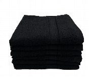 BYFT 110101008049 Daffodil Washcloth 30 30 cm Set of 6 Black 100percentage  Cotton  - Similar Product Imag - ID 7142611