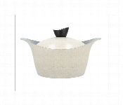 Badreig Lahoya BD CR 24 BE Beige Casserole 24cm 4.2 Litre Granite  - Similar Product Imag - ID 7142616