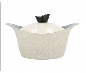 Badreig Lahoya BD CR 26 BE Beige Casserole 26cm 5.4 Litre Granite  - Similar Product Imag - ID 7142618