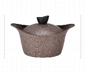 Badreig Lahoya BD CR 24 CH Chocolate Casserole 24cm 4.2 Litre Granite  - Similar Product Imag - ID 7142637