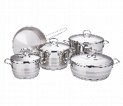 Astra C HM100 Stainless Steel Cookware 9 Pieces Set Triplex Heavy Bounded Capsule Bottom  - Similar Product Imag - ID 7142656