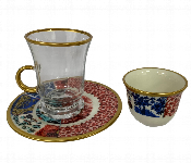 Avci Home Maker AY KAR 55 Karnaval 55553 18 Pieces Tea and Mirra Set  - Similar Product Imag - ID 7142726