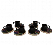 Avci Home Maker MX EVO 0064 Evoks Dogal Natural Coffee Cup Set  - Similar Product Imag - ID 7142788