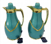 Avci Home Maker C SI VAP TFG 1 Litre Flask Tiffany Blue with Gold Accents 2 Pieces Set  - Similar Product Imag - ID 7142817