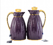 Avci Home Maker C SI NAB PPG Flask 1 and 1.30 Litre NAB Purple Gold 2 Pieces Set Front View - ID 7142904