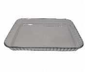 Avci Home Maker AV1 6574 3.3 Litre Rectangular Fluted Glass Baking Dish  - Similar Product Imag - ID 7142917