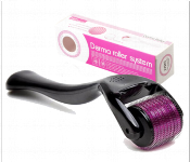 FS Beauty DRS540 Professional Titanium Micro Needle Derma Roller 1.5mm Black and Pink SLR  - Similar Product Imag - ID 7143027