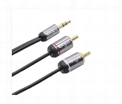 Trands TR CA3187 3.5mm Male to Auxiliary Stereo Splitter Cable SLR  - Similar Product Imag - ID 7143048