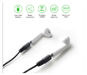 iends LG A5 Wireless Bluetooth Stereo Earbuds White  SLR  - Similar Product Imag - ID 7143056