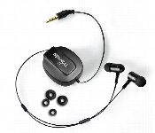 Trands TR HS6543 3.5 mm In Ear Retractable Headset  Black SLR  - Similar Product Imag - ID 7143062