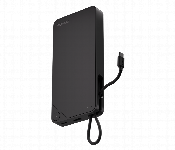 MOMAX 1 POWER X 20000mAh POWER BANK WITH BUILT IN USB C CABLE BLACK  - Similar Product Imag - ID 7143128