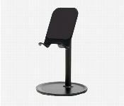 Desktop mobile and tablet holder in silver and black colors  - Similar Product Imag - ID 7143163