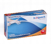 Hotpack LGL Set of 100 Pieces Large Latex Gloves White SLR  - Similar Product Imag - ID 7143192