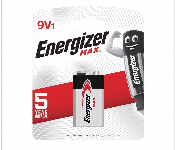 Energizer Max  alkaline Battery 9v1  - Similar Product Imag - ID 7143286