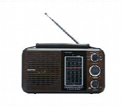 GEEPAs GR6836 Rechargeable Radio  Brown Black USB  - Similar Product Imag - ID 7143309