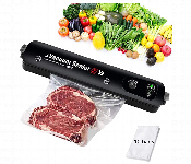 Automatic Vacuum Sealer with 10 Vacuum Sealer Bags Upgraded Automatic Food Sealer Machine for Food Preservation  - Similar Product Imag - ID 7143362