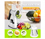 DSP Multifunctional Rotary Vegetable Cheese Shredder Slicer Grater With 3 Stainless Steel Round Interchangeable Drums  - Similar Product Imag - ID 7143371