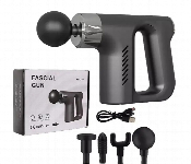 Portable KH 740 Body Massager Gun Multi Handle Mini Fascia Muscle Massage Gun with 4 Interchangeable Heads  - Similar Product Imag - ID 7143644