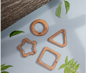 Shapes  Neem Wood Teether for Babies Safe and Natural Teething Relief  - Similar Product Imag - ID 7143651