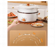 Galaxy Electric Hot Pot 4L Ramen Cooker With Overheat Protection Double Layer Portable Multifunctional  - Similar Product Imag - ID 7143828