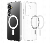 Samsung S25 Plus Magnetic Silicone Clear Case  - Similar Product Imag - ID 7143881