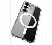 Samsung S25 Ultra Magnetic Silicone Clear Case  - Similar Product Imag - ID 7143882