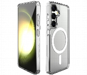 Samsung S25  Magnetic Silicone Clear Case  - Similar Product Imag - ID 7143883