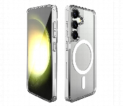 Samsung S24  Magnetic Silicone Clear Case  - Similar Product Imag - ID 7143884