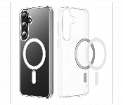 Samsung S23 Magnetic Silicone Clear Case  - Similar Product Imag - ID 7143908