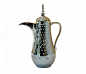 Flask Dallah 1.0L Dots Design Silver  - Similar Product Imag - ID 7144233