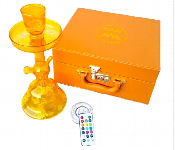 MG SHISHA SET WITH LED LIGHT BY9 YELLOW  - Similar Product Imag - ID 7144375