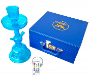 MG SHISHA SET WITH LED LIGHT BY9 BLUE  - Similar Product Imag - ID 7144378