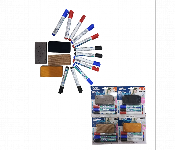 Pack of 3 Markers with Duster for Whiteboard Use  - Similar Product Imag - ID 7144398