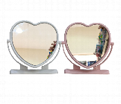 Set of 2 Mini Heart Shaped Mirrors for Compact and Stylish Use  - Similar Product Imag - ID 7144460