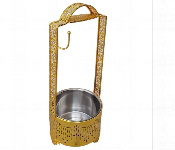 MG CHARCOAL HOLDER GOLD MEDIUM SL017 40CM  - Similar Product Imag - ID 7144521