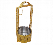 MG CHARCOAL HOLDER GOLD SMALL SL016 30CM  - Similar Product Imag - ID 7144522