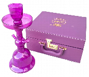 VANTAGE SHISHA SET BY7  PURPLE Front View - ID 7144585