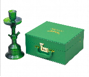 VANTAGE SHISHA SET BY7 BLACK GREEN Front View - ID 7144594