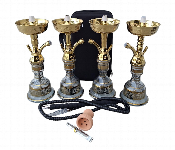 MG SHISHA SET MIX COLOUR WITH BAG MG204 Front View - ID 7144659